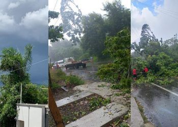 Lluvias causaron destrozos el día de ayer en varias provincias de RD