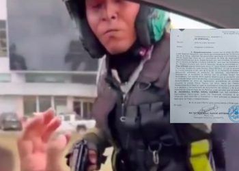 Agente DIGESETT explica por qué sacó arma a ciudadano