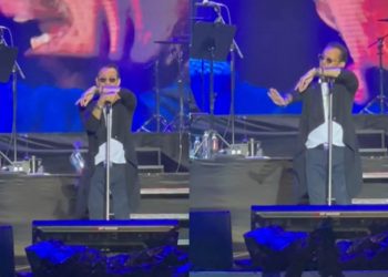 ¡En pleno concierto! Marc Anthony pide aguardiente y recibe botellazo