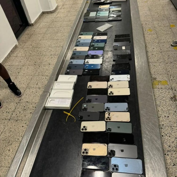 Escáneres corporales instalados en AILA detectan pasajero contrabandeando 74 celulares