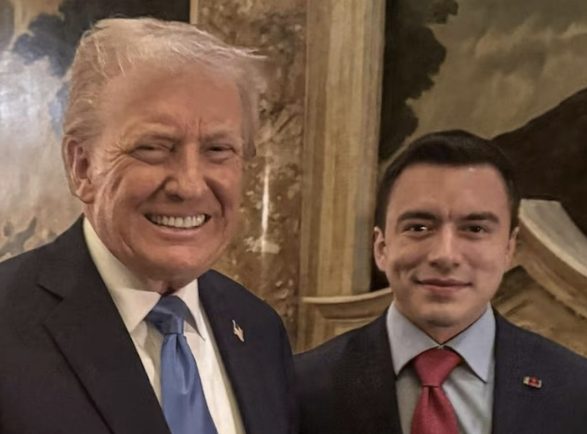 Trump aplaude victoria de Daniel Noboa en elecciones de Ecuador