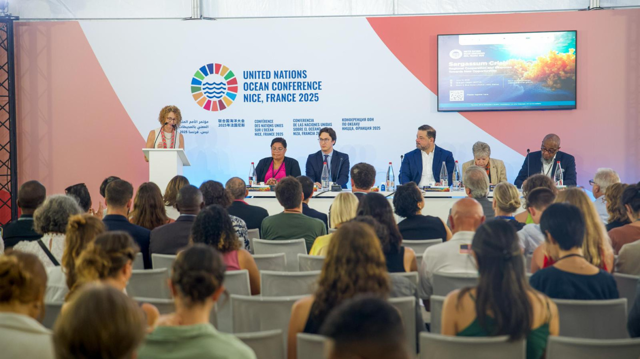 RD lidera respuesta regional a la crisis del sargazo en Conferencia sobre los Océanos de la ONU