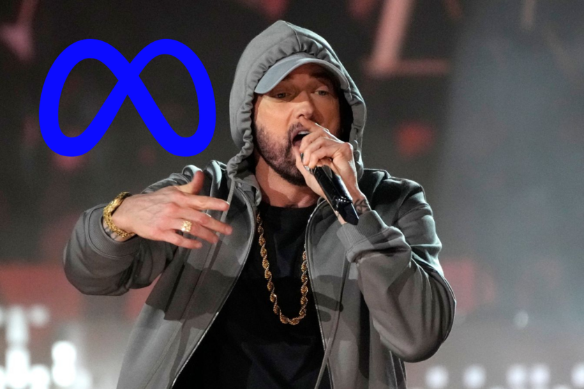 Eminem demanda a Meta por $109 millones por uso no autorizado de 243 canciones