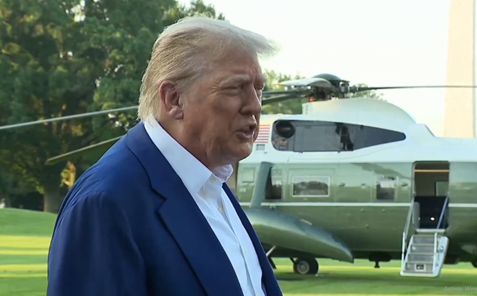 Trump aterriza en Países Bajos para asistir a la cumbre clave de la OTAN