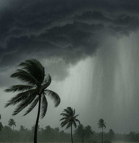 La naturaleza se agita: Onda tropical en acción sobre el país