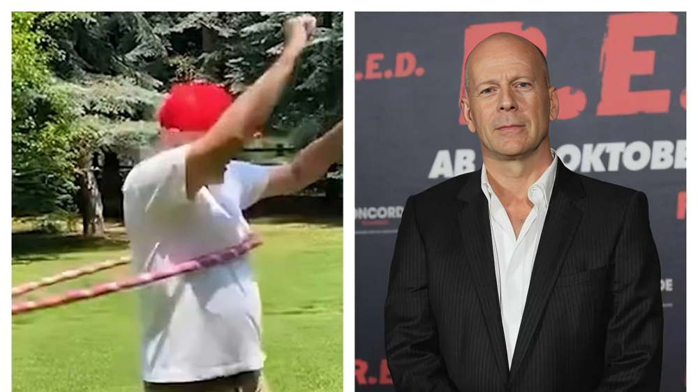 ¿Bruce sin moverse? ¡Para nada! El actor reaparece con ritmo y energía