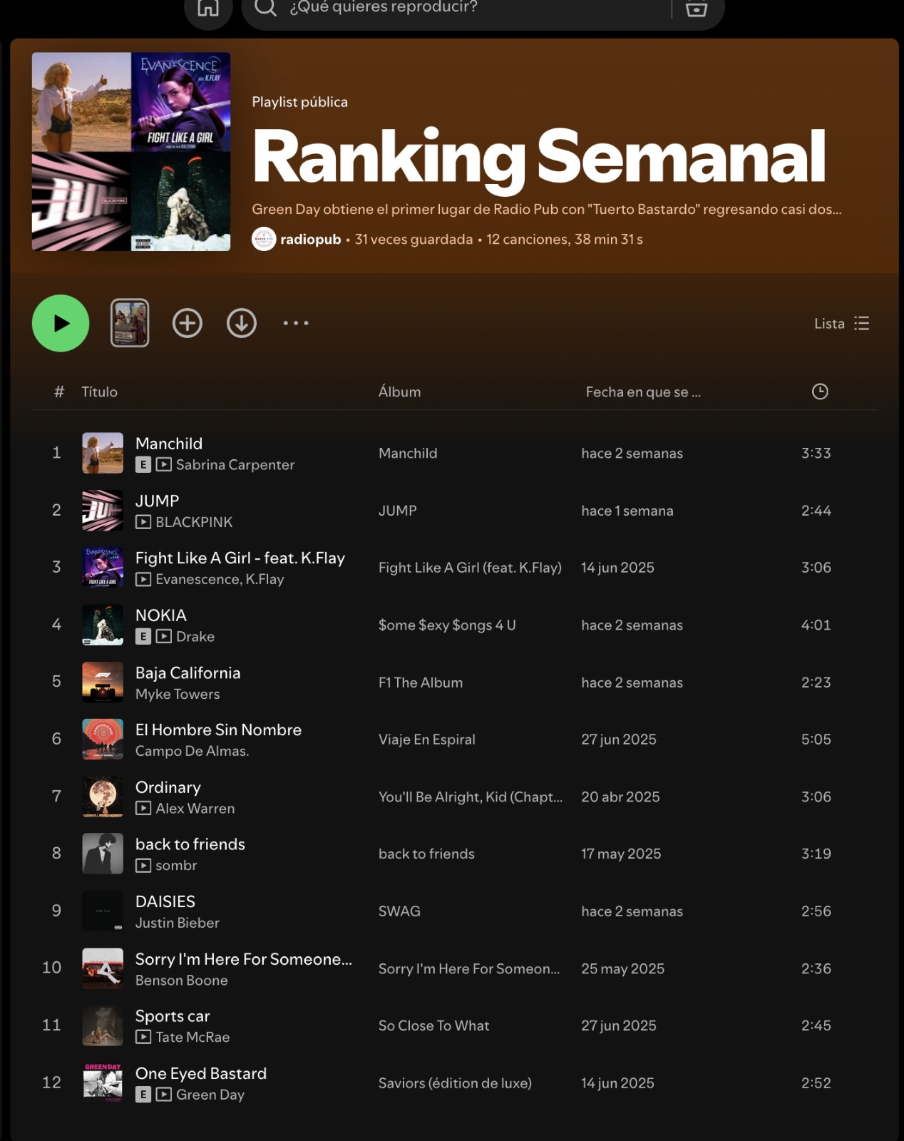 Top 12 de las canciones que están rompiendo Spotify: ¡Lo más duro de la semana!