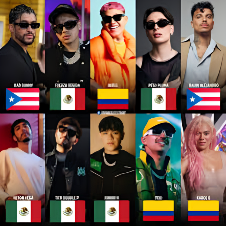 Top 15 de los artistas más pegado a nivel global, según ChatGPT