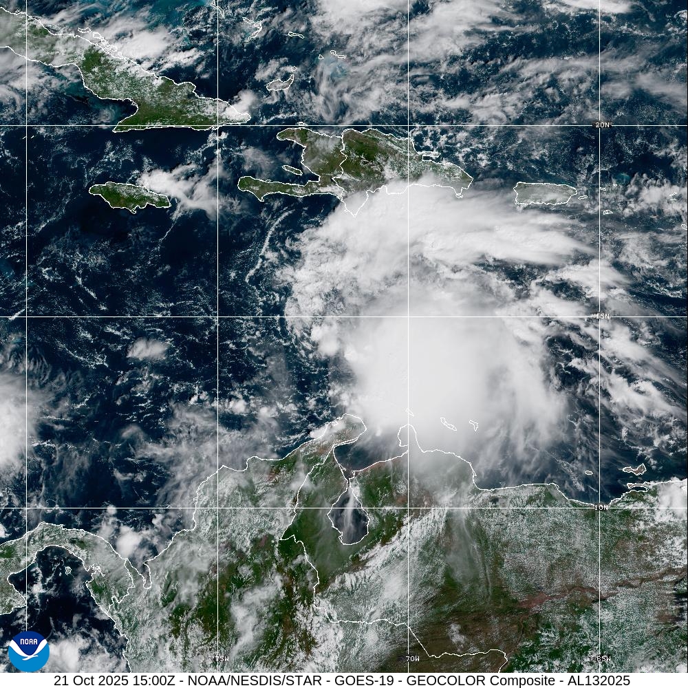 Se forma la tormenta tropical Melissa en el mar Caribe