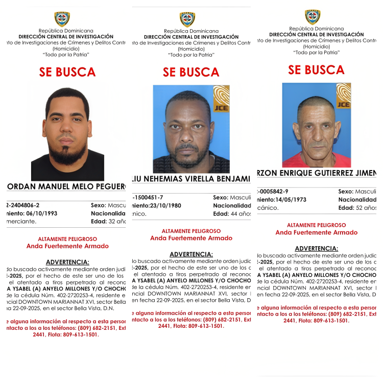 Alerta en Bella Vista: Policía busca a tres sospechosos por atentado