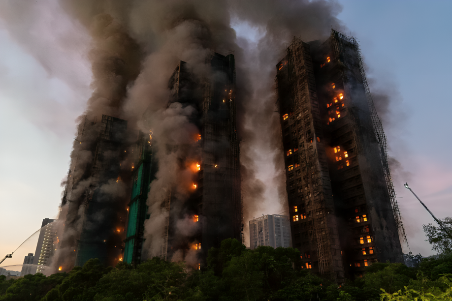Tragedia en Hong Kong: Incendio en residencial deja 4 fallecidos