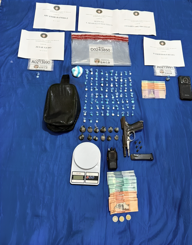 Boca Chica: Cinco arrestados en contundente operativo contra drogas