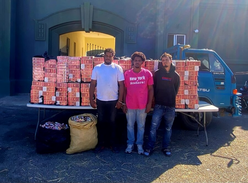 Incautan 280 mil cigarrillos de contrabando en camión interceptado en Montecristi