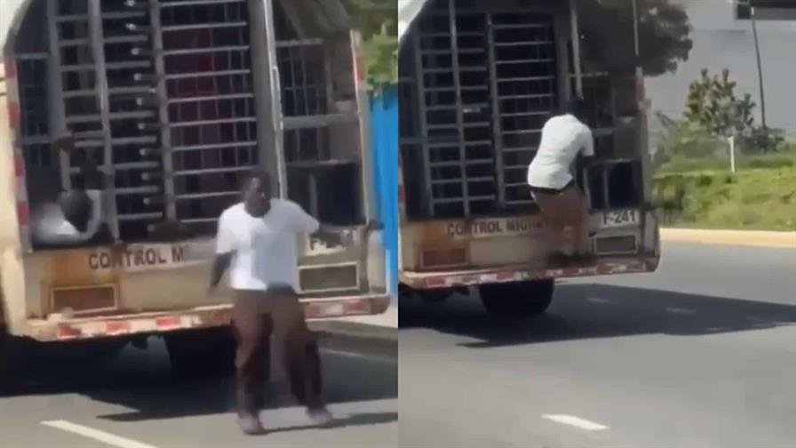 Migración abre investigación y sanciona agentes tras escape de haitianos que saltaron de camión