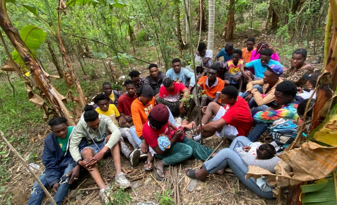 Detienen a 30 haitianos indocumentados en zona montañosa de Guayubín