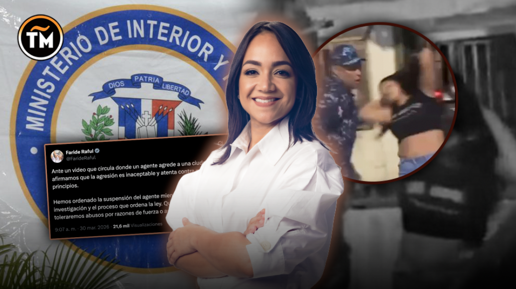 Agresión policial: Faride Raful condena hecho en Los Mina y ordena suspensión de agente