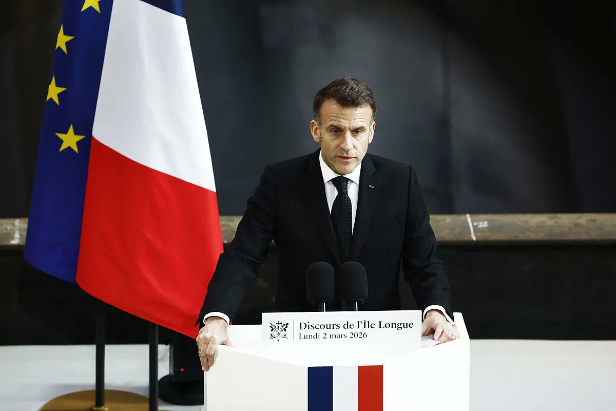 Arsenal nuclear francés se refuerza y Macron advierte que “no dudará en usarlo”