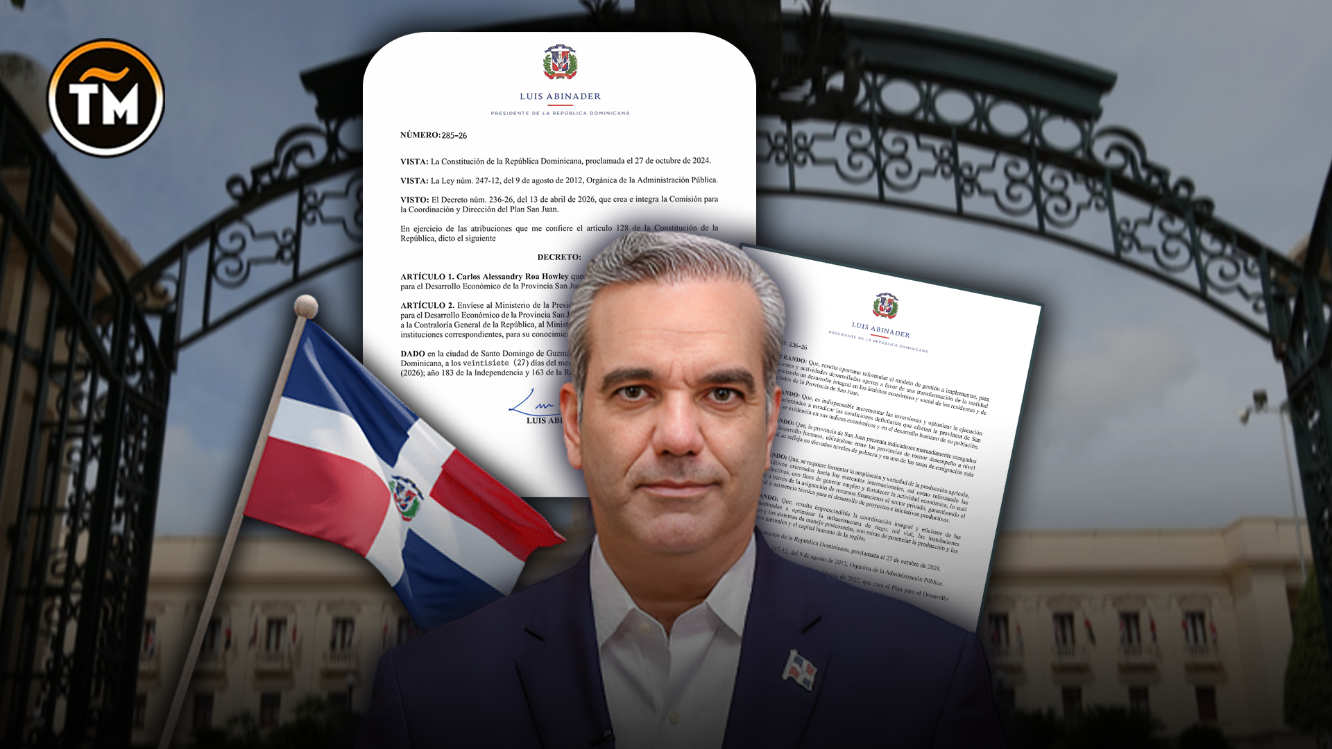 Plan San Juan: Abinader crea comisión y designa director ejecutivo