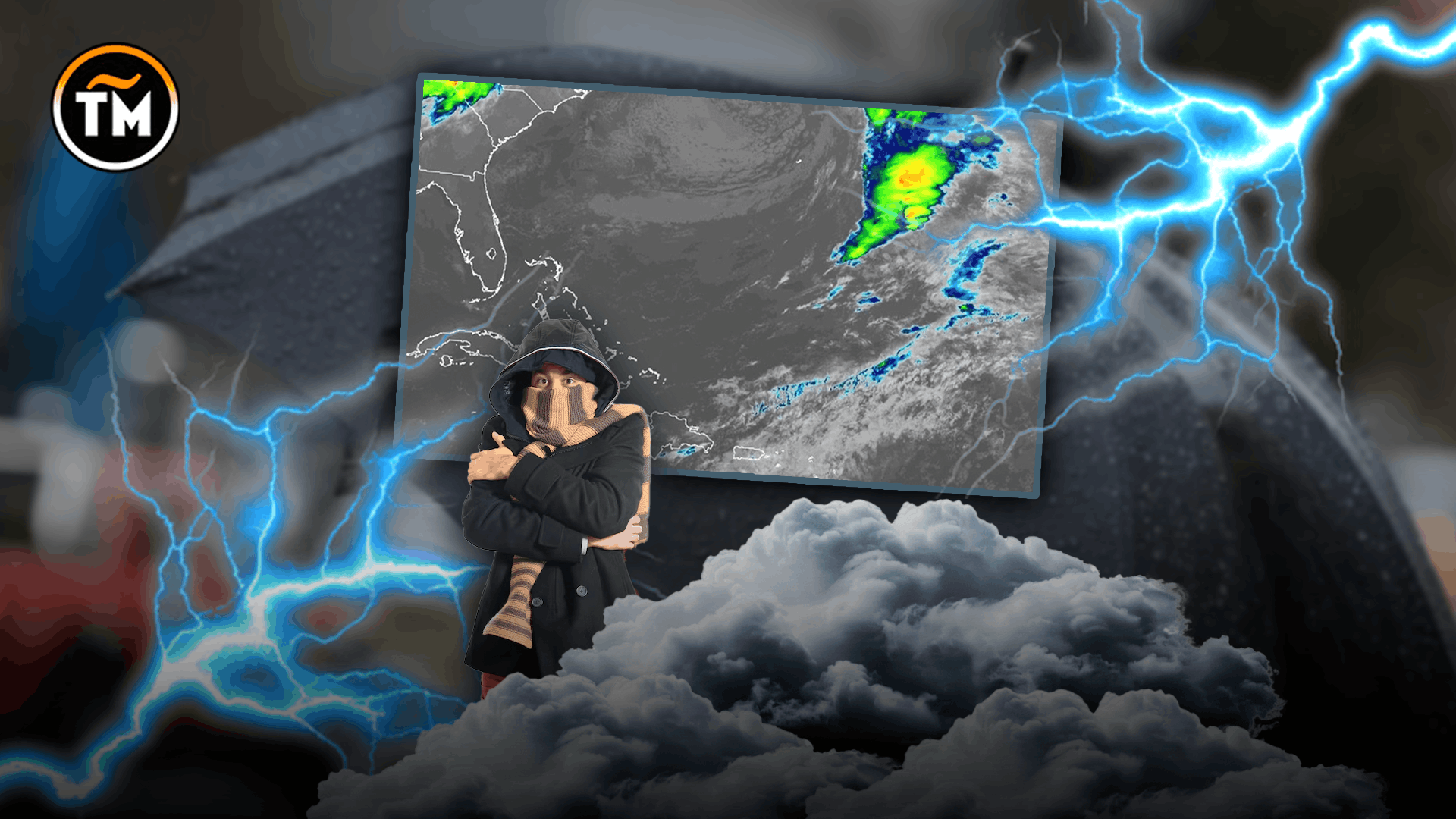 Aguaceros fuertes: Indomet prevé tormentas y ráfagas de viento este martes