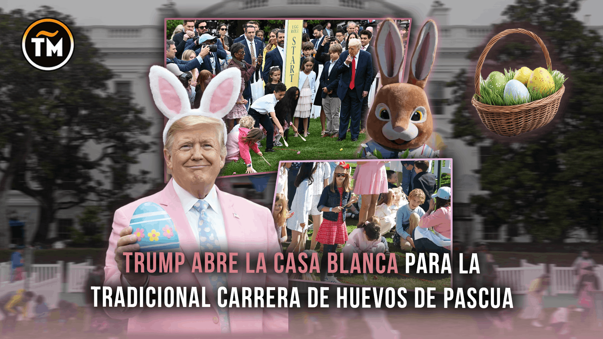 Pascua en Casa Blanca: Trump y Melania celebran Easter Egg Roll