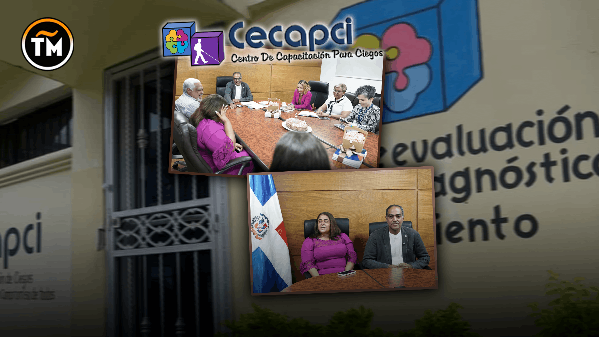 Cecapci y Minerd acuerdan fortalecer continuidad de servicios para personas ciegas